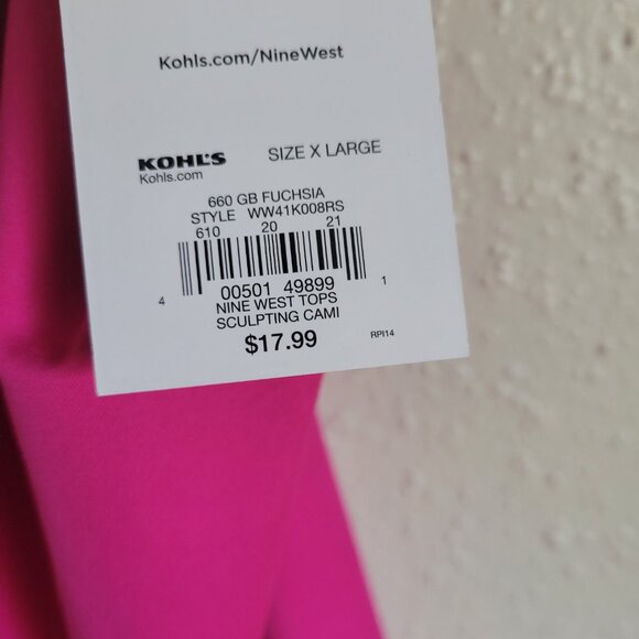 Nine West Pink Tank Top - Picture 5 of 8